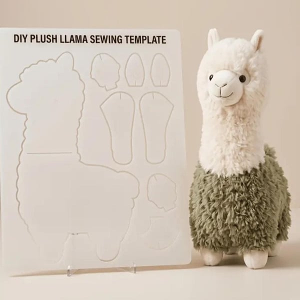 Alpaca Acrylic Sewing Template