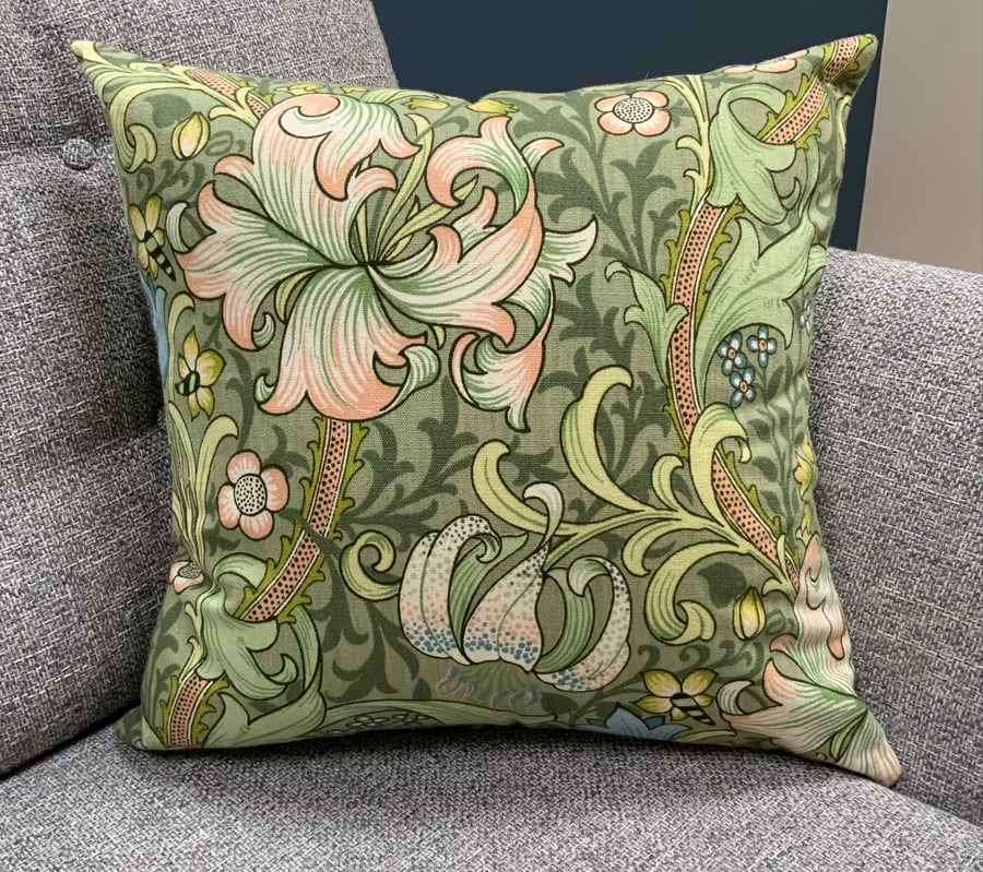 Golden Lily Cushion Cover