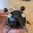 Concerned looking ceramic bee - Linda