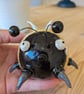 Concerned looking ceramic bee - Linda