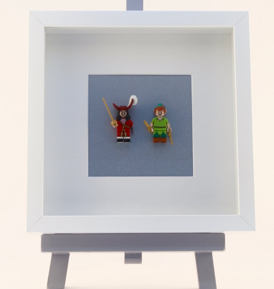 Captain Hook & Peter Pan Lego mini Figure  - Folksy