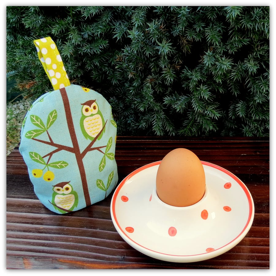 An egg cosy. Keeping eggs warm in whimsical style.  Easter.