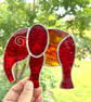 Stained Glass Elephant Suncatchers - Handmade Hanging Decoration  - Image 5