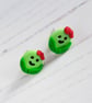 Christmas Brussel Sprout earrings CHOOSE YOUR STYLE - Image 3