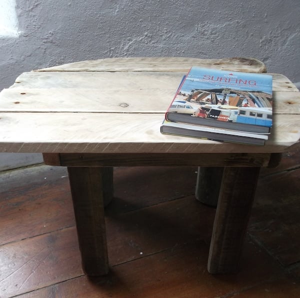 Cornish driftwood coffee table - Folksy