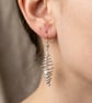 Beehive Wire Coil Earrings Handmade - Image 1