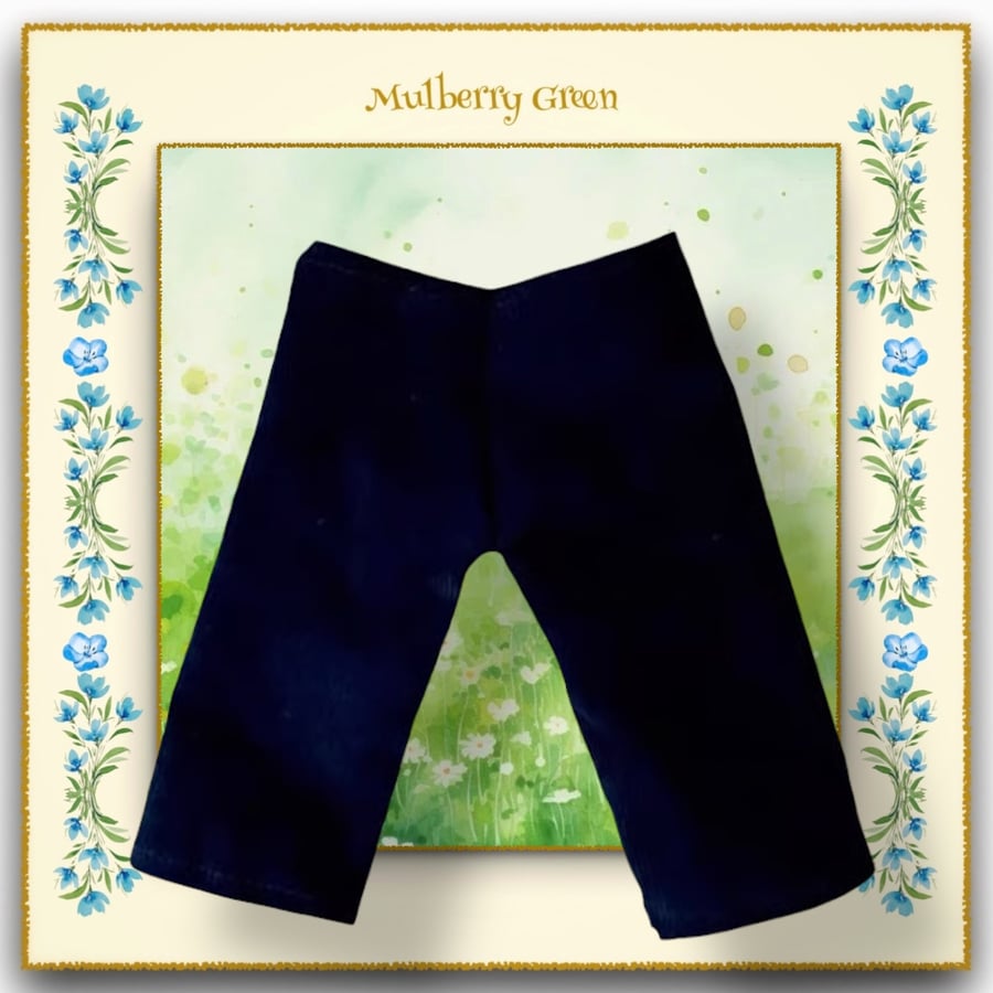 Navy Corduroy Trousers