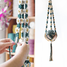 DIY Daisy Chain Macrame Plant Hanger Kit