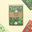 Holly and Ivy greeting cards - set of 6