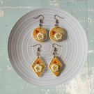 Hand-painted earrings 