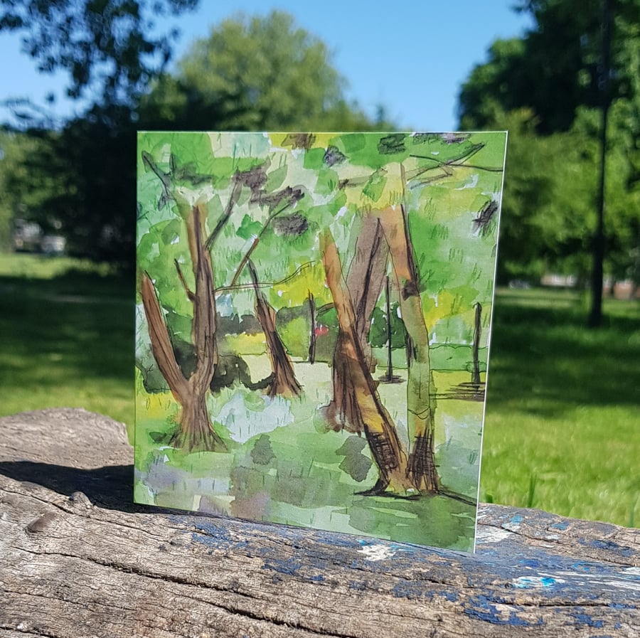 Finsbury Park greetings card