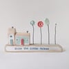 Little Wooden Houses with Clay & Button Garden 'Enjoy the little things'