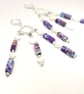 Artisan Purple Sediment Jasper & Mother of Pearl Multi-Strand Chandelier  - Image 7