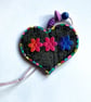 Thinking of you hand painted heart - Image 2