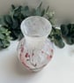 Decoupage Glass Vase: Robin, Upcycled - Image 4