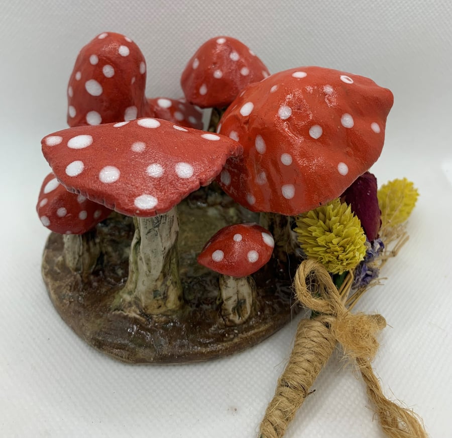 Toadstool ornament