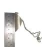 Curved Sterling Silver Triangle Handmade Pendant, Modern Artisan Jewellery - Image 3