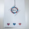 Fused glass keepsake Mother’s Day card