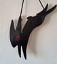 Black Rabbit of Inlé - ceramic hanging decoration - Image 2