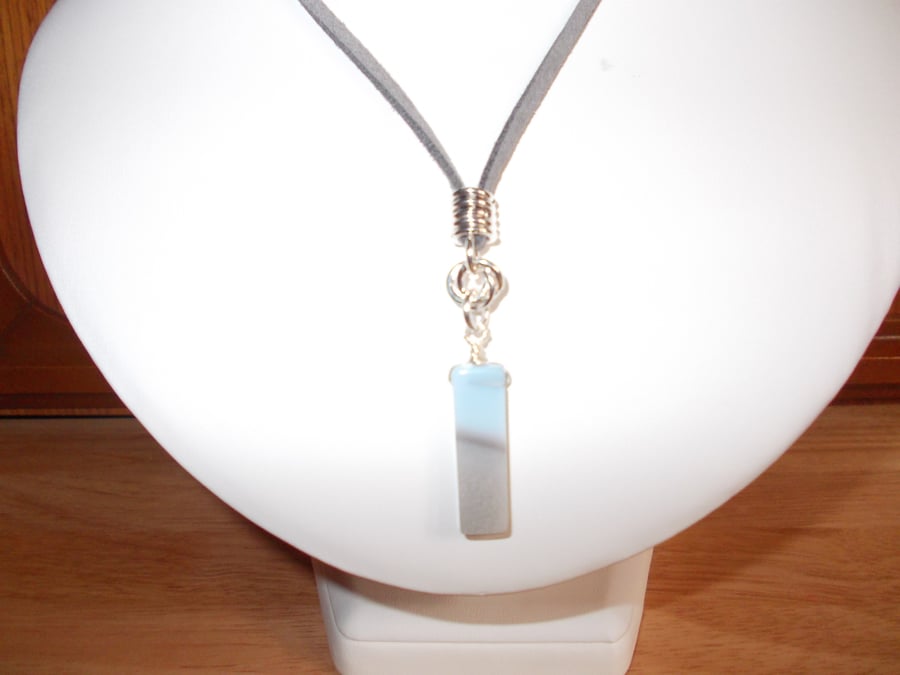 Boulder opal drop pendant