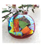 Patchwork Dichroic Fused Glass Brooch 068 Handmade  - Image 4