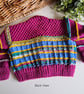 Designer Hand Knitted Baby Girl''s Cardigan 0-6 months size - Image 4