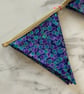 Hanging decoration in Northcott Multidot DeepSea Shimmer Bunting