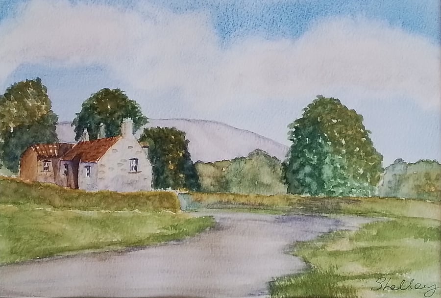 A Little Country Cottage by Shelley