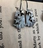 Ghost earrings for a glamerous and fun halloween - sterling silver