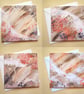 Greetings cards - Blank - Set of 4 Abstract Designs - Brown no 13 - Image 1