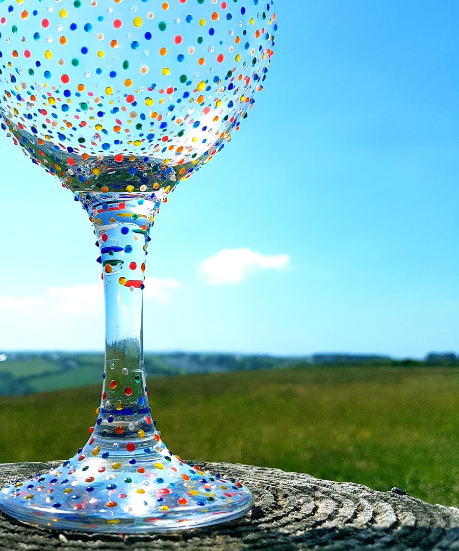 Gill's Gin Glass 'The Dot'
