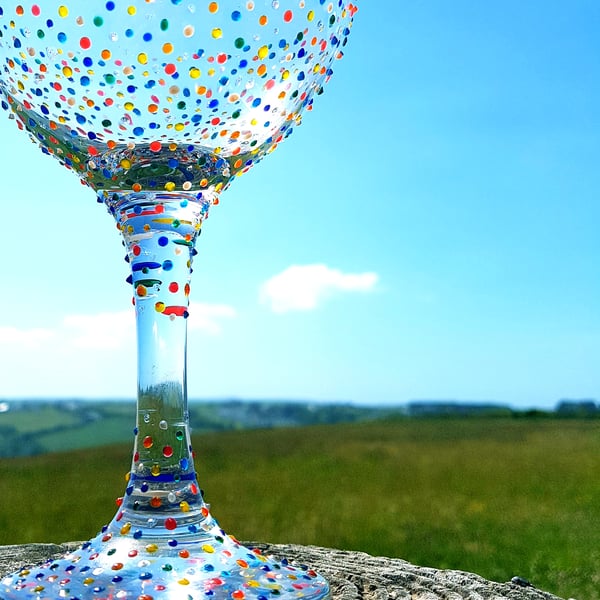 Gill's Gin Glass 'The Dot'