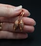 Copper handmade drop earrings , boho  copper jewellery - Image 5
