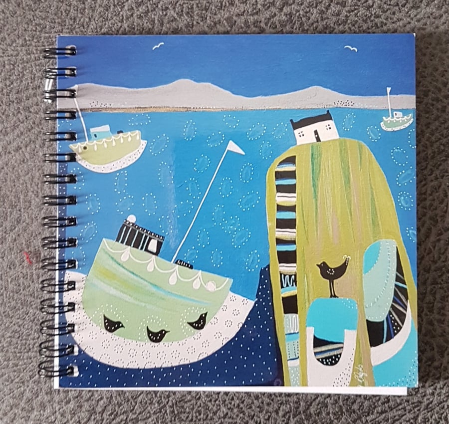 Illustrated cover notebook