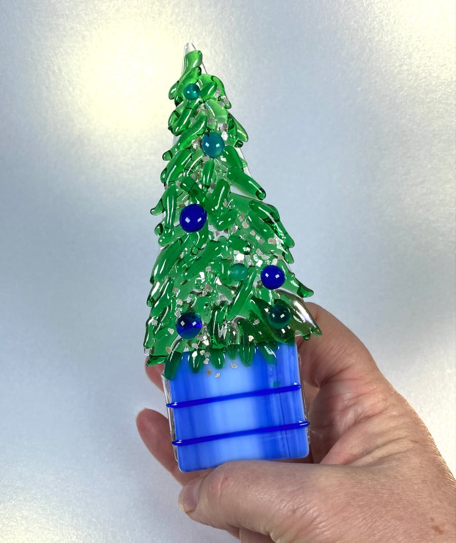 Christmas tree decoration - candle crib 