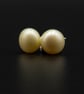  Natural freshwater pearl cream stud earrings, pearl jewelry, Gemini gift - Image 9