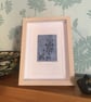Little Robot 3.4.  - Collagraph Print - original art - Made in Yorkshire  - Image 2