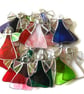 Angel Spring Green Stained Glass suncatcher Christmas decoration  - Image 6