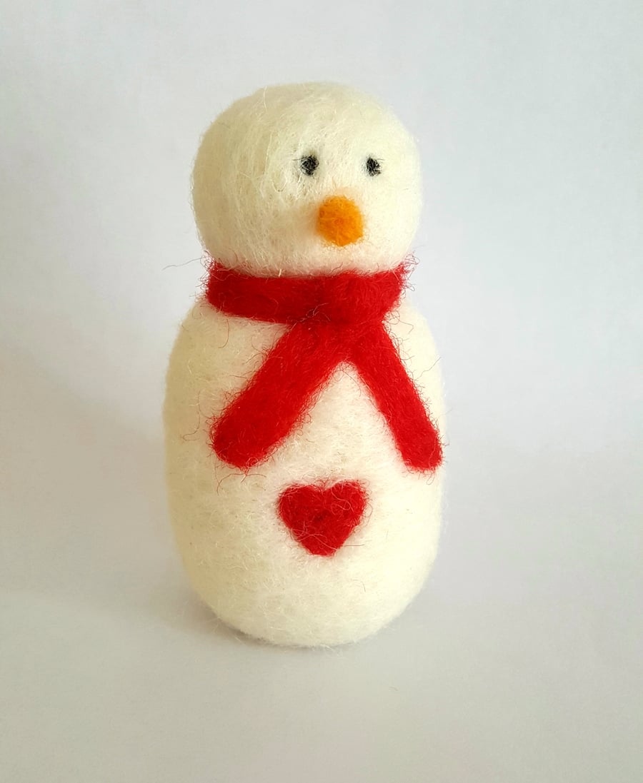 Love Heart Snowman