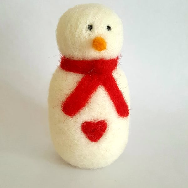 Love Heart Snowman