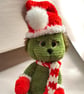 Handmade crochet Amigurumi soft plushie Grinch toy - Image 3