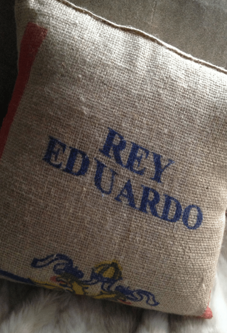 Potato Sack Cushion Cover