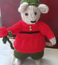 Hand Knitted Mouse, Romeo - Image 4