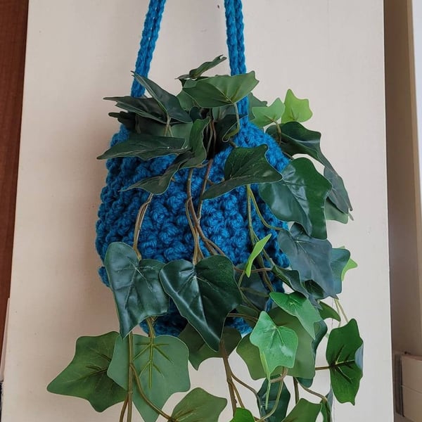 Crochet plant pot hanger holder, plant pot cover