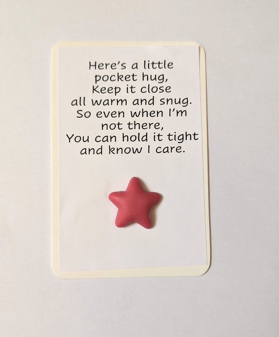 Pocket hugs - plain star