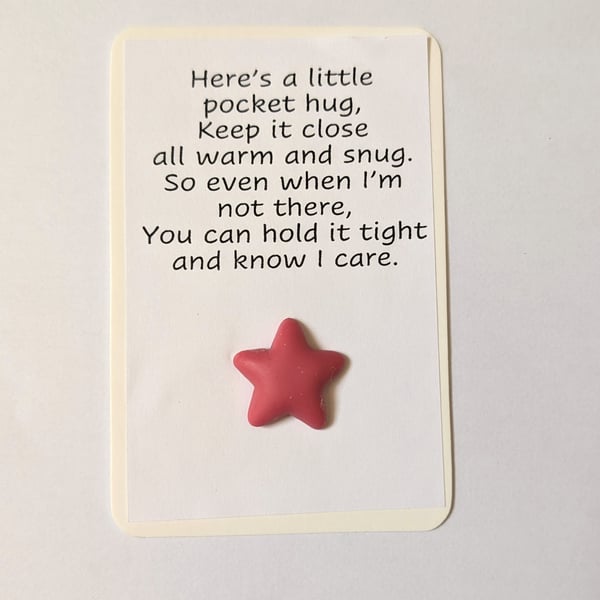 Pocket hugs - plain star