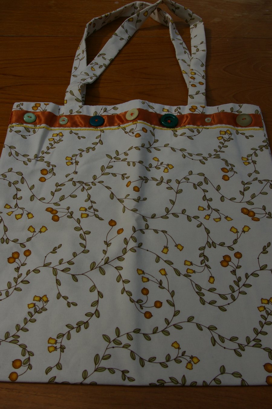 Tote Bag Orange and Lemon Print