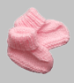 KNITTING PATTERN PDF Preemie Pink Bootees - Image 4
