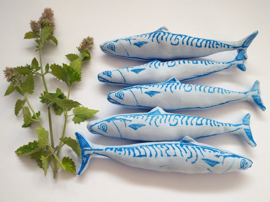 Handmade Catnip Fish