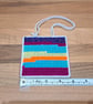 Small wall decoration with abstract landscape pattern, adjustable hang length  - Image 2
